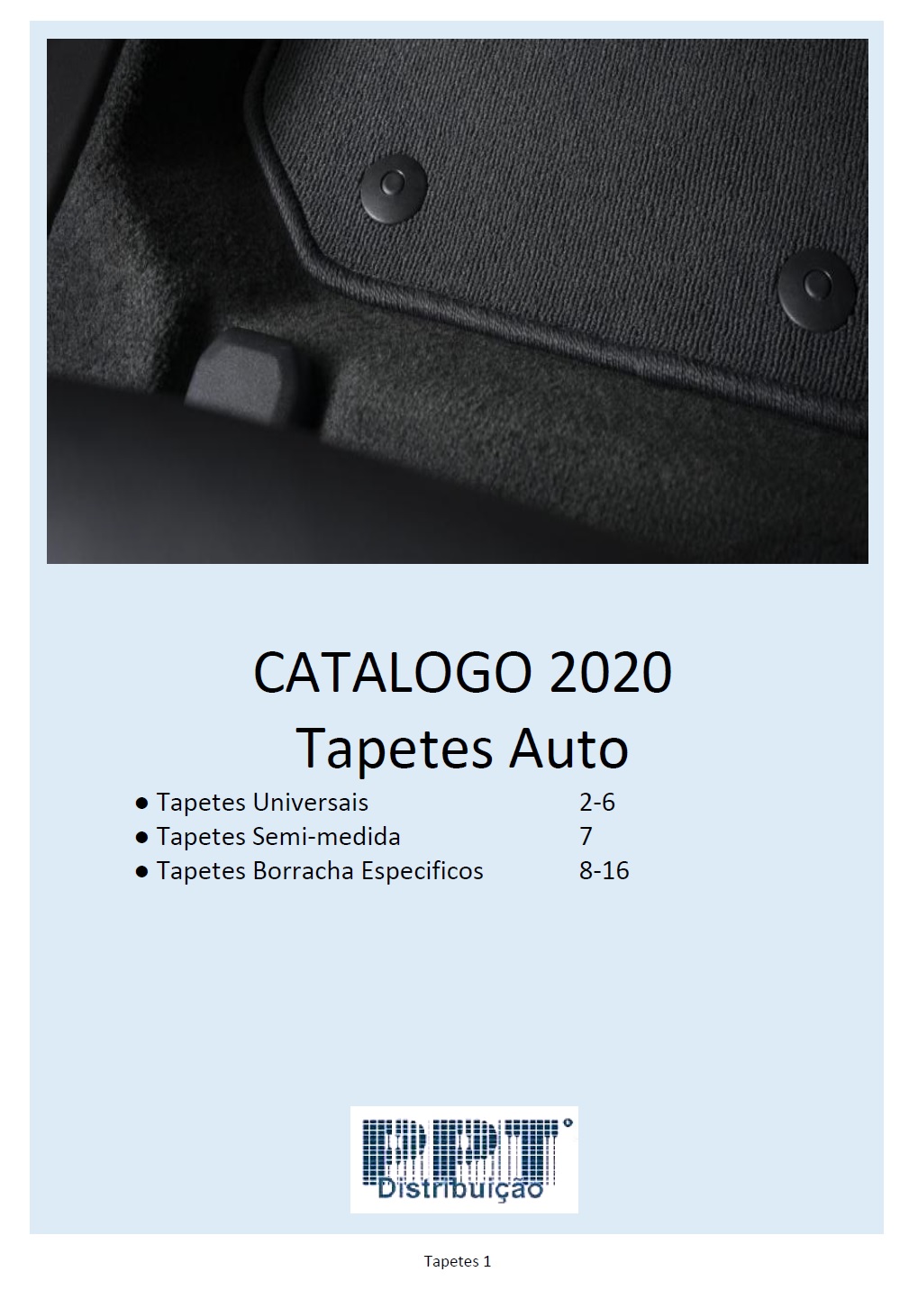 Catalogo TAPETES AUTO 2022